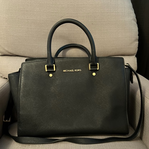 Michael kors black selma large - Picture 1 of 2
